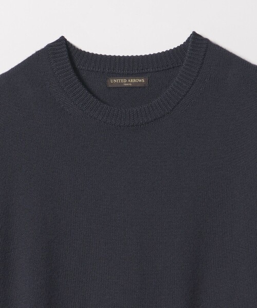 UNITED ARROWS(ユナイテッドアローズ)の「YAMAGATA ミドルゲージ クルーネック ニット(ニット/セーター・メンズ・オフホワイト/ネイビー/オリーブ/コバルトブルー/グレー系/ダークグレー・M/L/S/XL)」の14枚目の写真