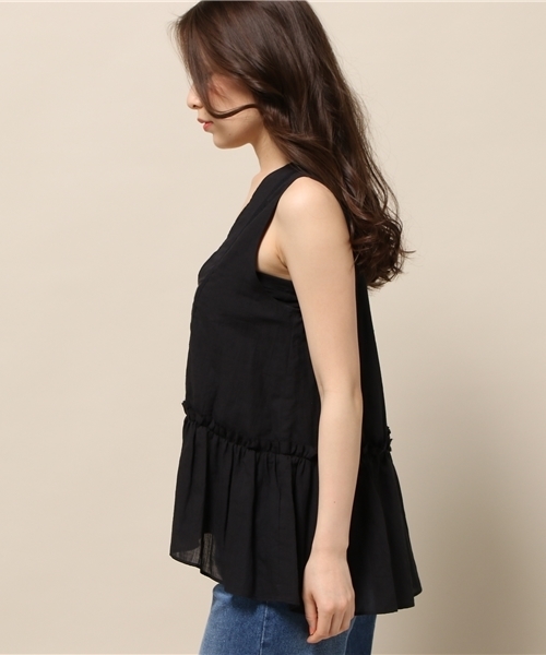 Banner Barrett（バナーバレット）の「コットンボイルＢＬ（シャツ/ブラウス・レディース・ホワイト/ブラック・38）」の14枚目の写真