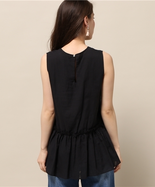 Banner Barrett（バナーバレット）の「コットンボイルＢＬ（シャツ/ブラウス・レディース・ホワイト/ブラック・38）」の15枚目の写真