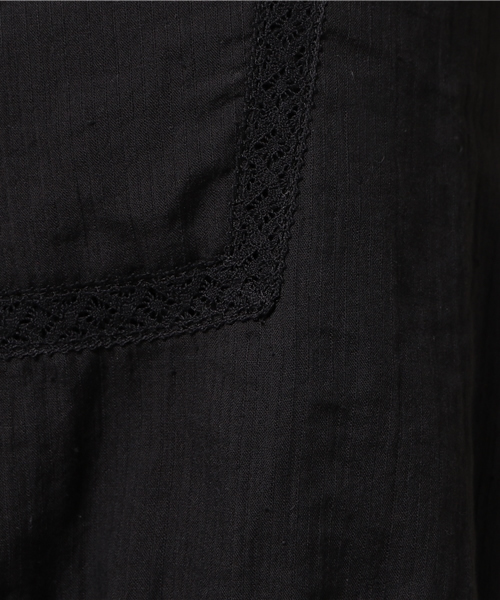 Banner Barrett（バナーバレット）の「コットンボイルＢＬ（シャツ/ブラウス・レディース・ホワイト/ブラック・38）」の9枚目の写真