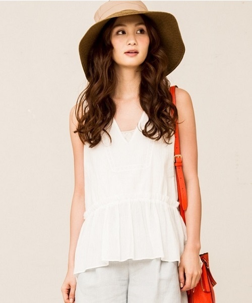 Banner Barrett（バナーバレット）の「コットンボイルＢＬ（シャツ/ブラウス・レディース・ホワイト/ブラック・38）」の6枚目の写真