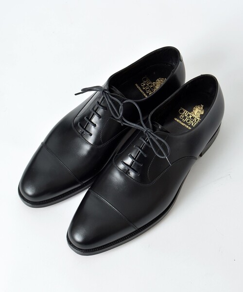 CROCKETT&JONES(クロケットアンドジョーンズ)の「CROCKETT&JONES: 『KENT』 ストレートチップ シューズ(ドレスシューズ・メンズ・ブラック・75/85/80/90/70/65)」の9枚目の写真