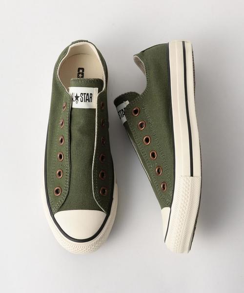 CONVERSE（コンバース）の「CONVERSEオールスタースリップIIIOX（スニーカー・レディース・ホワイト/ブラック/オリーブ/ブラウン・23cm/24.5cm/24cm/23.5cm）」の4枚目の写真