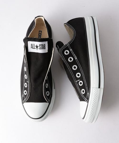 CONVERSE（コンバース）の「CONVERSEオールスタースリップIIIOX（スニーカー・レディース・ホワイト/ブラック/オリーブ/ブラウン・23cm/24.5cm/24cm/23.5cm）」の2枚目の写真