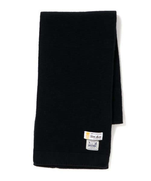 HYSTERIC GLAMOUR（ヒステリックグラマー）の「ROBERT MACKIE×HYSTERIC/ラムウールマフラー（マフラー・メンズ・カーキ/トップグレー/ブラック・FREE）」の2枚目の写真