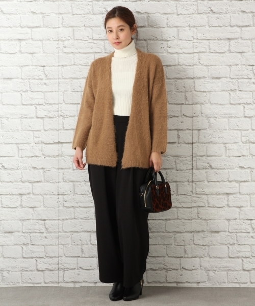 LEPSIM（レプシィム）の「タックイージーワイドパンツ2　736688（その他パンツ・レディース・ブラック/ホワイト/ブラウン・MEDIUM/LARGE）」の5枚目の写真