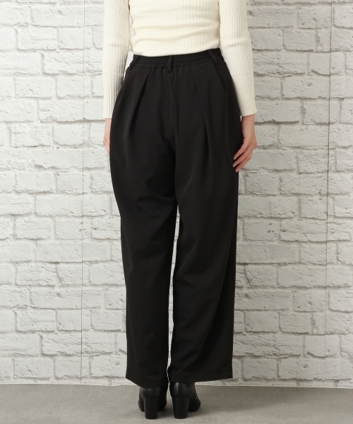 LEPSIM（レプシィム）の「タックイージーワイドパンツ2　736688（その他パンツ・レディース・ブラック/ホワイト/ブラウン・MEDIUM/LARGE）」の8枚目の写真