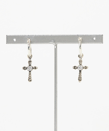 con affetto(original)（コン アフェット）の「シルバー925ジルコニアクロスピアス（ピアス（両耳用））」