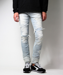 JACKROSE | スーパーストレッチダメージデニム(デニムパンツ)