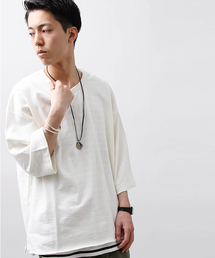 WEGO/スラブ裏毛BOXYビッグプルオーバー