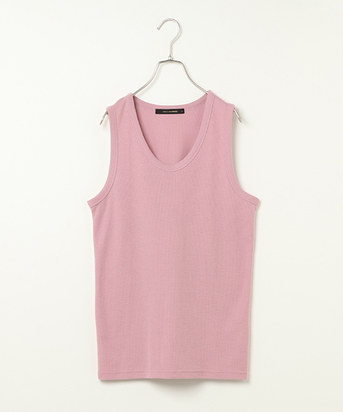 VENCEEXCHANGE（ヴァンスエクスチェンジ）の「ワッフルタンクトップ               （タンクトップ・メンズ・ブラック/ピンク/オフホワイト/コーラル・MEDIUM/LARGE）」の3枚目の写真