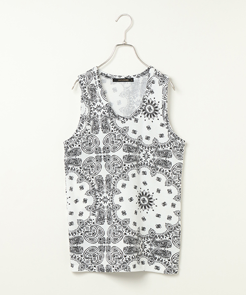 VENCEEXCHANGE（ヴァンスエクスチェンジ）の「ワッフルタンクトップ               （タンクトップ・メンズ・ブラック/ピンク/オフホワイト/コーラル・MEDIUM/LARGE）」の4枚目の写真