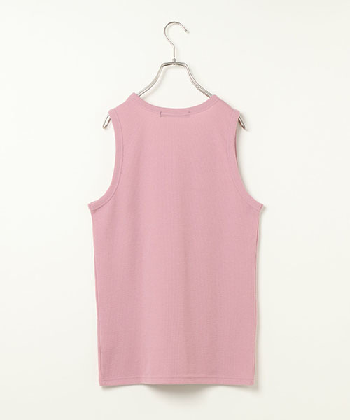 VENCEEXCHANGE（ヴァンスエクスチェンジ）の「ワッフルタンクトップ               （タンクトップ・メンズ・ブラック/ピンク/オフホワイト/コーラル・MEDIUM/LARGE）」の10枚目の写真
