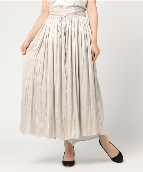 PEGGY LANA（ペギーラナ）の「Gloss Gather Wide PT（スカート・レディース・ピンク/ライトグレー/ネイビー・2/1）」の11枚目の写真