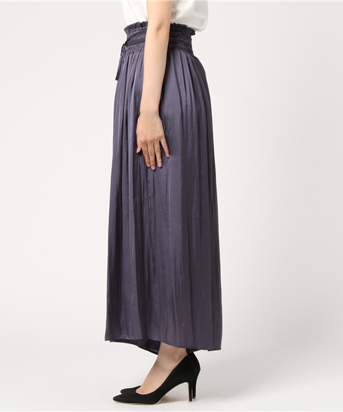 PEGGY LANA（ペギーラナ）の「Gloss Gather Wide PT（スカート・レディース・ピンク/ライトグレー/ネイビー・2/1）」の5枚目の写真