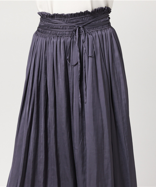 PEGGY LANA（ペギーラナ）の「Gloss Gather Wide PT（スカート・レディース・ピンク/ライトグレー/ネイビー・2/1）」の7枚目の写真