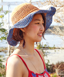 チャイハネ | 【チャイハネ】ワイドブリム エスニックペーパーハット(ハット)