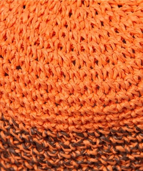 チャイハネ（チャイハネ）の「【チャイハネ】ワイドブリム エスニックペーパーハット（ハット・レディース・ネイビー/オレンジ/カーキ・FREE）」の8枚目の写真