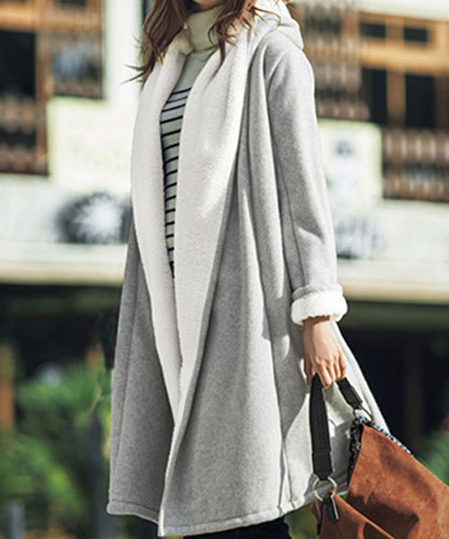 GeeRA（ジーラ）の「軽くてあったか総裏ボアガウンコート（その他