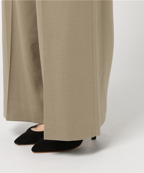 08sircus（ゼロエイトサーカス）の「【08Sircus】knit melton wide pants S17AL-PT01（その他パンツ・レディース・ベージュ/グリーン・34/36）」の3枚目の写真