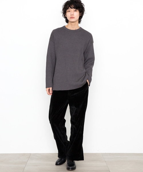 STUDIOUS(ステュディオス)の「【STUDIOUS】コーデュロイスナップワイドパンツ(その他パンツ・メンズ・ブラウン/ブラック・2/1)」の12枚目の写真