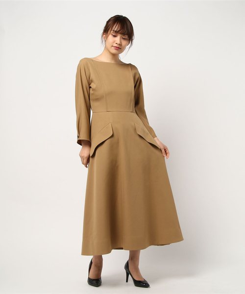 Elin エリン の Elin エリン ノーカラーワンピース ワンピース Wear Elin エリン の Elin エリン ノーカラーワンピース ワンピース Wear