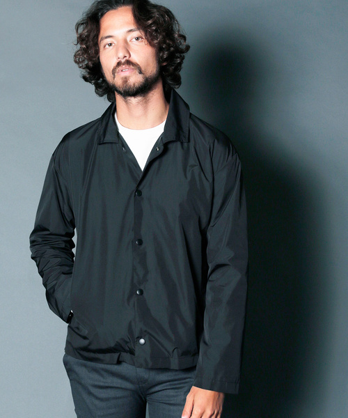 Magine（マージン）の「PE NARROW COACH JACKET:ナローコーチジャケット（ブルゾン・メンズ・ブラック/ボルドー/ネイビー・46/48/44）」の5枚目の写真