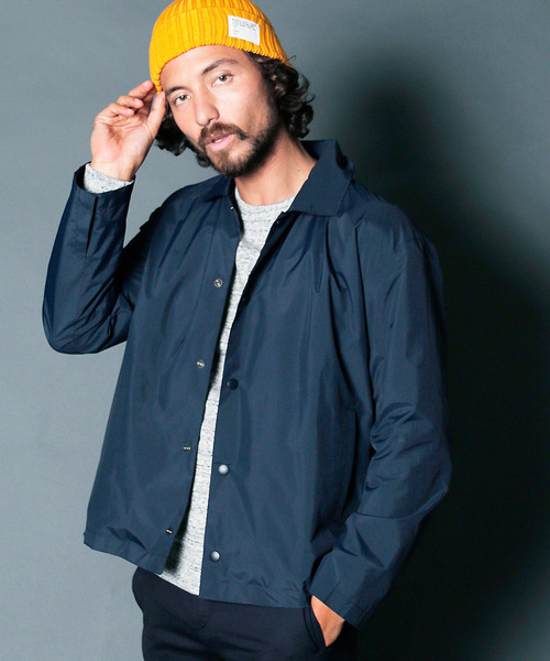 Magine（マージン）の「PE NARROW COACH JACKET:ナローコーチジャケット（ブルゾン・メンズ・ブラック/ボルドー/ネイビー・46/48/44）」の9枚目の写真