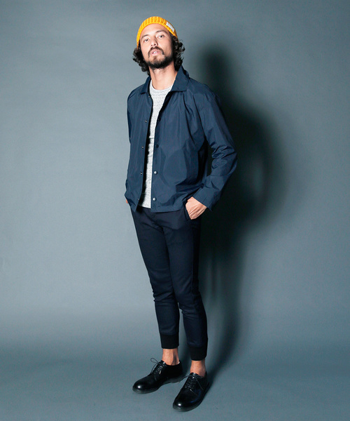 Magine（マージン）の「PE NARROW COACH JACKET:ナローコーチジャケット（ブルゾン・メンズ・ブラック/ボルドー/ネイビー・46/48/44）」の11枚目の写真