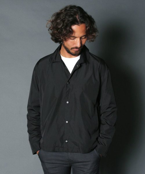 Magine（マージン）の「PE NARROW COACH JACKET:ナローコーチジャケット（ブルゾン・メンズ・ブラック/ボルドー/ネイビー・46/48/44）」の19枚目の写真