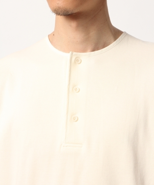 セール】【ROOM】ヘンリーネック8分袖 Men/783165（Tシャツ