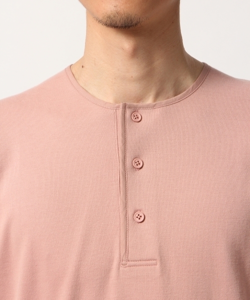 セール】【ROOM】ヘンリーネック8分袖 Men/783165（Tシャツ/カットソー