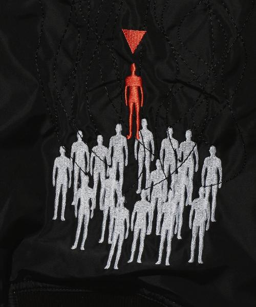 P.A.M.（パム）の「＜P.A.M.＞ BOMBER JKT/ボンバージャケット（ブルゾン・メンズ・ブラック・MEDIUM/LARGE）」の8枚目の写真