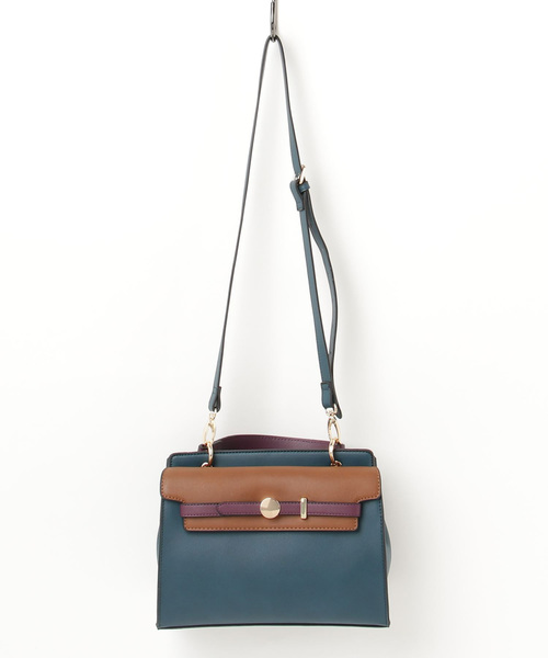 N.（N. Natural Beauty Basic）（エヌエヌナチュラルビューティーベーシック）の「ベルトフラップ2WAYショルダーバッグ（ショルダーバッグ・レディース・ブラック/グレー系その他/ブルー系その他/イエロー系その他・ﾌﾘ-）」の11枚目の写真