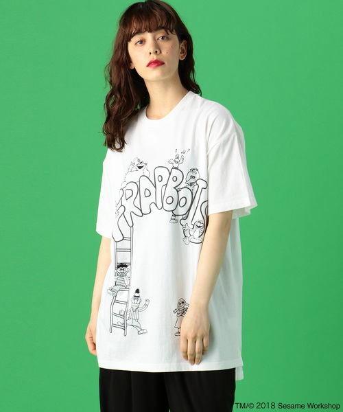 Frapbois フラボア の ｆｒａｐｂｏｉｓ ｓｅｓａｍｅ ｓｔｒｅet Tシャツ カットソー Wear