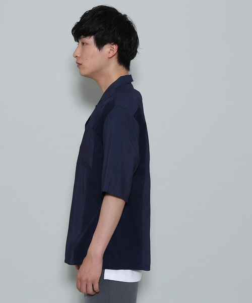 JUNRED（ジュンレッド）の「コールドッキングシャツ（シャツ/ブラウス・メンズ・ベージュ/ネイビー/グリーン系その他・S/M/L）」の4枚目の写真