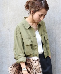 FRAMeWORK | ワークスクエアージャケット◆(ミリタリージャケット)