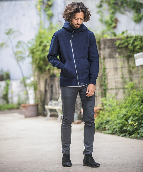CAMBIO（カンビオ）の「mpa1831 - Indigo URAKE Riders Zip Up Parka