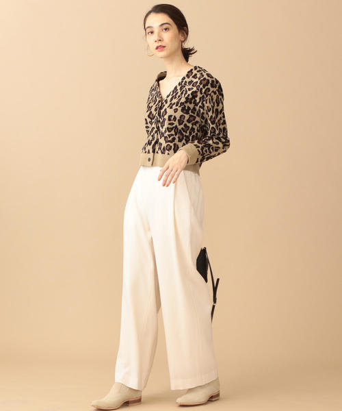 BEAUTY&YOUTH UNITED ARROWS(ビューティーアンドユースユナイテッドアローズ)の「BY レオパードジャカードショートカーディガン о(カーディガン/ボレロ・レディース・ブラウン・FREE)」の9枚目の写真