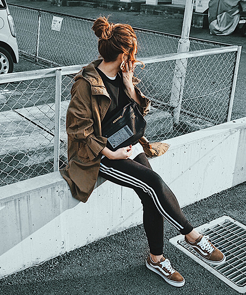 DEVICE（デバイス）の「Rename CORDURA ナイロン 軽量 ミニ ショルダーバッグ（ショルダーバッグ・レディース・ブラック/ブラック×ホワイト/ブラック×イエロー・FREE）」の8枚目の写真