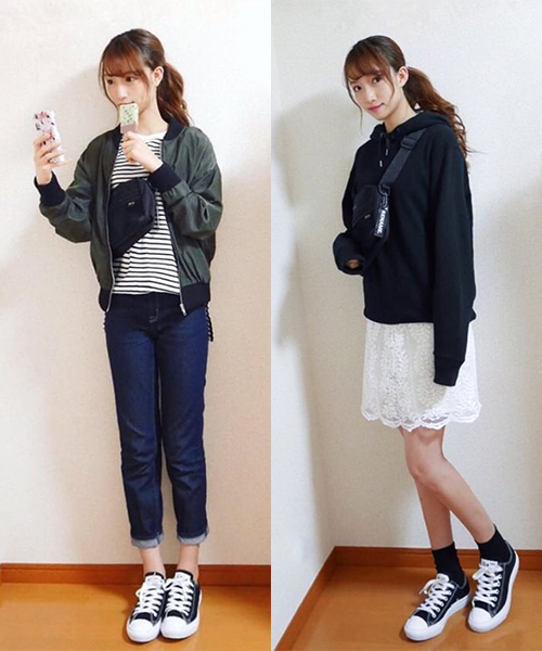 DEVICE（デバイス）の「Rename CORDURA ナイロン 軽量 ミニ ショルダーバッグ（ショルダーバッグ・レディース・ブラック/ブラック×ホワイト/ブラック×イエロー・FREE）」の13枚目の写真