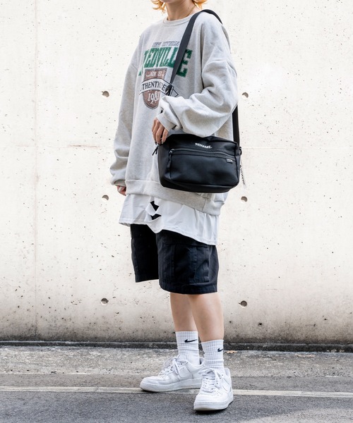 DEVICE（デバイス）の「Rename CORDURA ナイロン 軽量 ミニ ショルダーバッグ（ショルダーバッグ・レディース・ブラック/ブラック×ホワイト/ブラック×イエロー・FREE）」の21枚目の写真