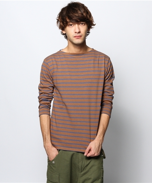 JOURNAL STANDARD(ジャーナルスタンダード)の「SAINT JAMES / セントジェームス: OUESSANT / ボーダーカットソー(Tシャツ/カットソー・メンズ・ウッド/ダークブルー/アイボリー/コバルトブルー/ネイビー・3/4)」の3枚目の写真