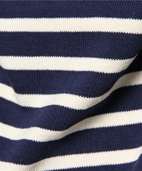 JOURNAL STANDARD(ジャーナルスタンダード)の「SAINT JAMES / セントジェームス: OUESSANT / ボーダーカットソー(Tシャツ/カットソー・メンズ・ウッド/ダークブルー/アイボリー/コバルトブルー/ネイビー・3/4)」の11枚目の写真