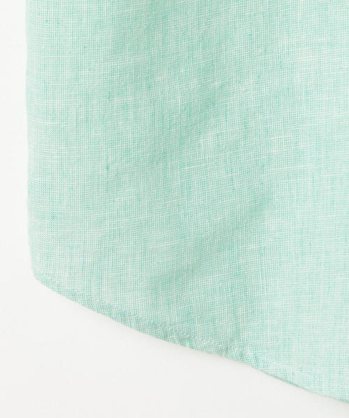 coen（コーエン）の「綿麻ハケメレギュラーカラーシャツ（シャツ/ブラウス・メンズ・ライラック/ネイビー/ケリー・LARGE/SMALL/MEDIUM/X-LARGE）」の11枚目の写真