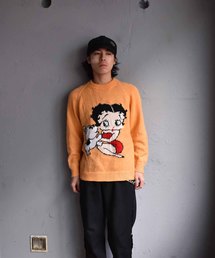 【超希少】ベティ・ブープ 古着 ヴィンテージ ニットセーター 長袖 2025年最新】BettyBoop レディース ニット・セーターの人気アイテム