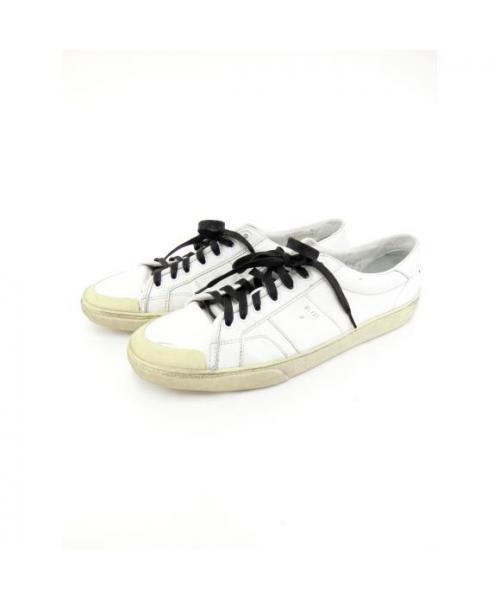 SAINT LAURENT ホワイトスニーカー 37 サンローラン スニーカー 37