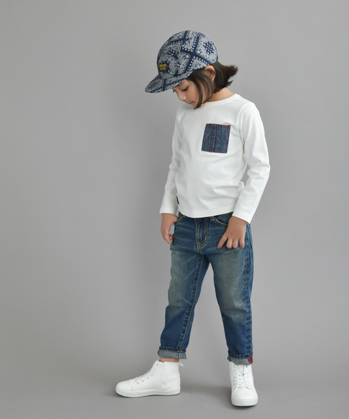 BRANSHES（ブランシェス）の「ハイカットスニーカー14cm-19cm（スニーカー・キッズ・ブラック/オフホワイト/カーキオリーブ・15cm/16cm/17cm/18cm/14cm/19cm）」の4枚目の写真