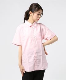 【Ir】綿麻ストレッチ半袖シャツ