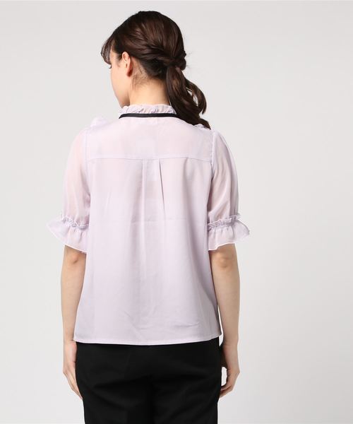 axes femme（アクシーズファム）の「肩フリルブラウス（シャツ